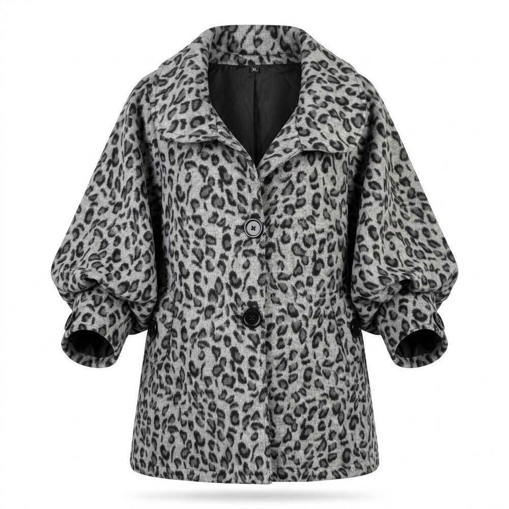 hazel azelhaze Vintage Animal Print jacket Sz M